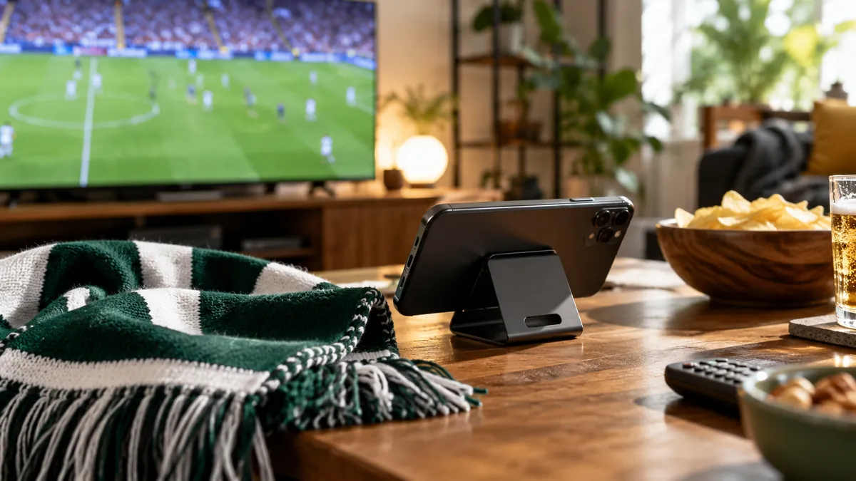 Preparar el móvil para seguir un partido con comodidad