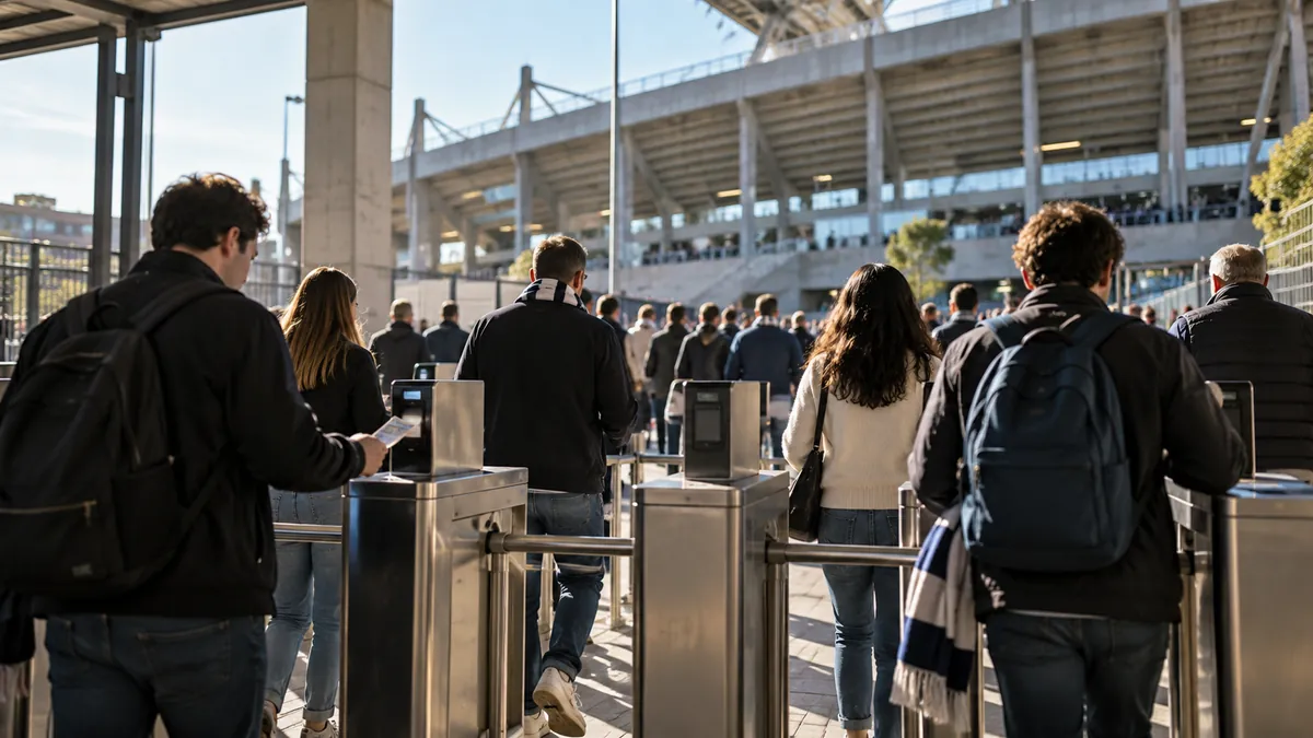 Planear una visita al estadio con tiempo