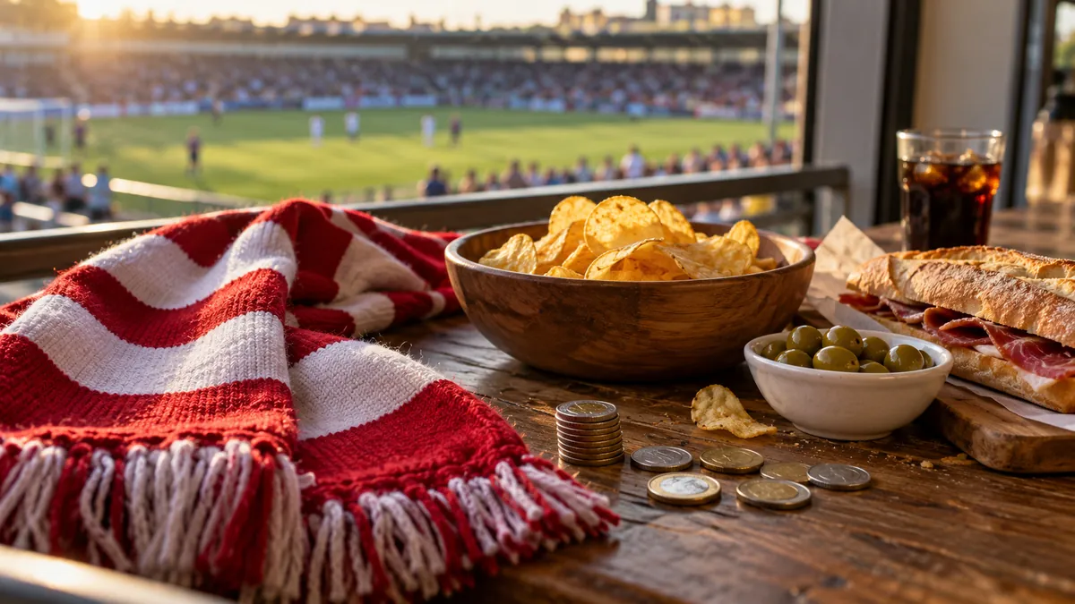 Una tarde de fútbol con presupuesto controlado